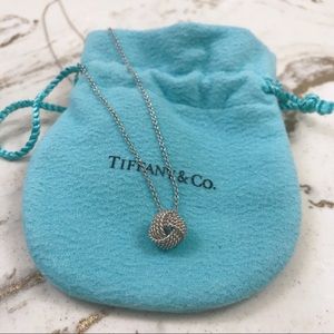 Tiffany & Co. Sterling Silver Twist Knot Pendant